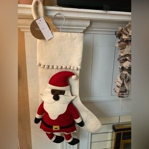 African American Santa Stocking